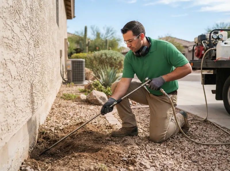 Subterranean Termite Soil and Stem-Wall Treatment in Phoenix, AZ